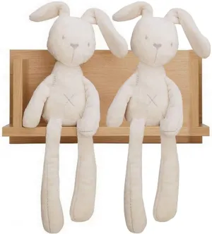 2 Pack Bunny Stuffed Animal Toys, Easter Plush Bunny Rabbit Sleeping Doll Plush Toys Soft Cotton Filling, Girls First Friend Gifts for Birthday