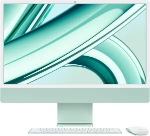2023 Apple iMac with Apple M3 chip (24-inch, 8GB RAM, 512GB SSD Storage) (QWERTY English) Green (Renewed Premium)