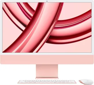 2023 Apple iMac with Apple M3 with Processor 8-core CPU/10-core GPU (24-inch, 8GB RAM, 512GB SSD Storage) Pink (Renewed Premium)