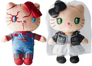 2pcs Chucky and Tiffany Plush Figure Toy Child's Play Chucky's Doll