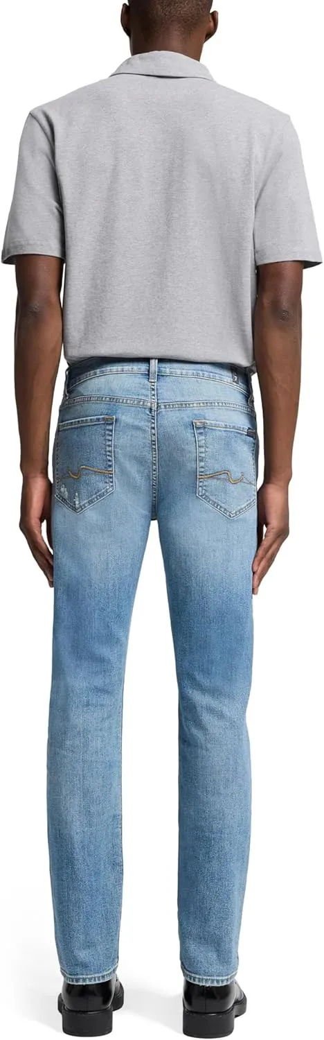 7 For All Mankind Men's Slimmy Squiggle Slim Fit Jeans