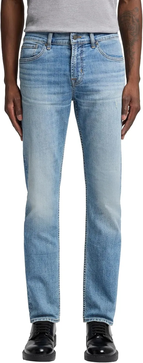 7 For All Mankind Men's Slimmy Squiggle Slim Fit Jeans