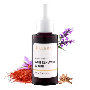 Abera Skin Renewing Serum, Melasma Treatment For Face, High-Performance Anti-Wrinkle, High Potency Saffron Extract, Lavandula Stoechas Extract, Hydrating Serum, 1.01 Fl Oz