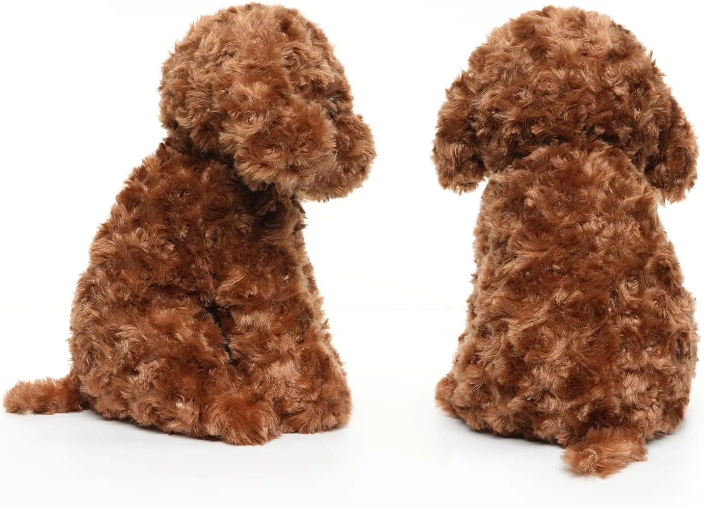 Adorable Labradoodle Plush Toy Fluffy Red Poodle Stuffed Animal Dog Puppy, 12.6" - Perfect for Kids, Babies, Birthday, Nursery