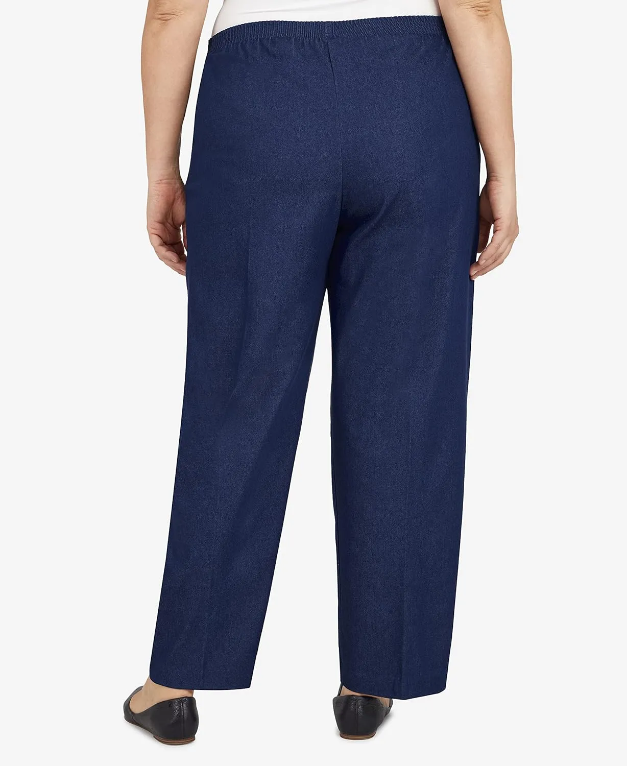 Alfred Dunner Women's Plus-Size Denim Proportioned Medium Pant