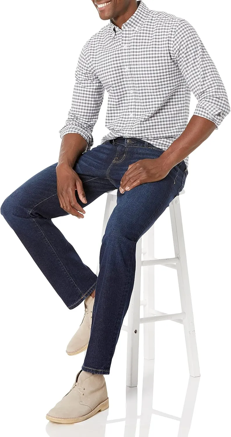 Amazon Essentials Men's Straight-Fit Stretch Jean