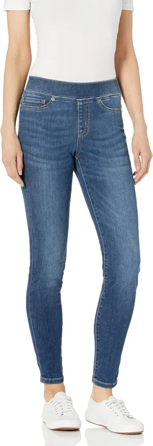 Amazon Essentials Women's Mid-Rise Stretch Pull-On Jegging (Available in Plus Size)