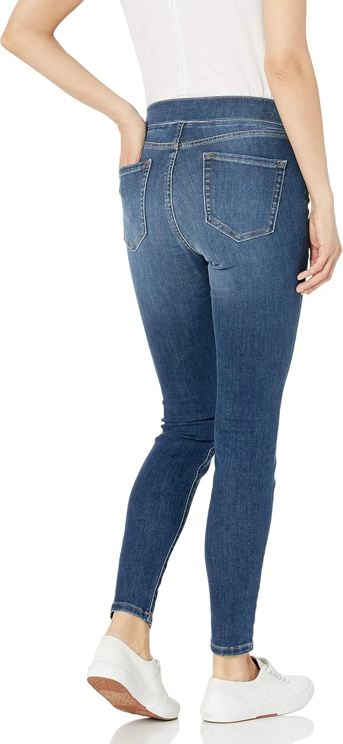 Amazon Essentials Women's Mid-Rise Stretch Pull-On Jegging (Available in Plus Size)