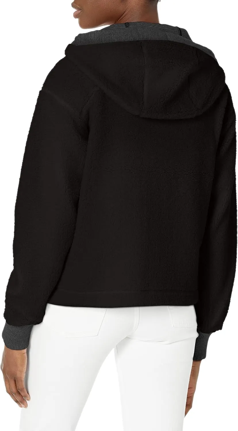 Andrew Marc Women's Hooded Sherpa Jacket