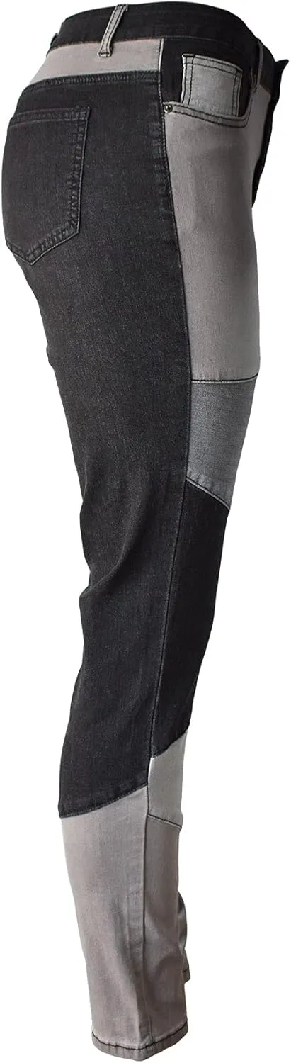 Aodrusa Womens Skinny Jeans High Waisted Stretch Slim Denim Butt Lift Pencil Pants Black