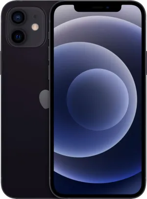 Apple iPhone 12, 64GB, Black - Unlocked (Renewed Premium)