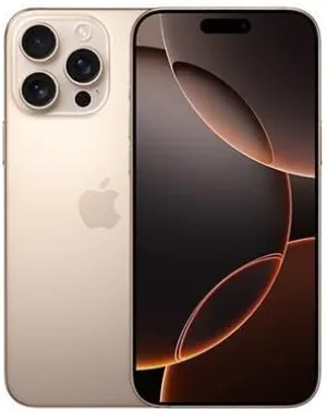 Apple iPhone 16 Pro, US Version, 256GB, Desert Titanium - Unlocked (Renewed Premium)