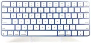 Apple Magic Keyboard with Touch ID Mac Models with Apple Silicon, (QWERTY English) Blue (Renewed)
