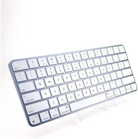 Apple Magic Keyboard with Touch ID Mac Models with Apple Silicon, (QWERTY English) Blue (Renewed)
