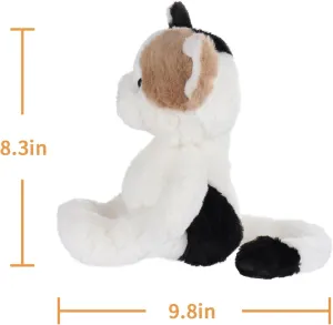 Apricot Lamb Toys Plush Bark Cat Kitten Stuffed Animal Soft Cuddly Perfect for Child 8.3 Inches