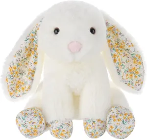 Apricot Lamb Toys Plush Cream Bunny Rabbit Stuffed Animal with Fluffy Soft Flower Ears 8 Inches
