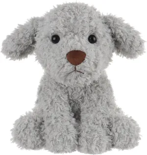 Apricot Lamb Toys Plush Gray Puppy Dog Stuffed Animal Soft Cuddly Perfect for Child 8 Inches