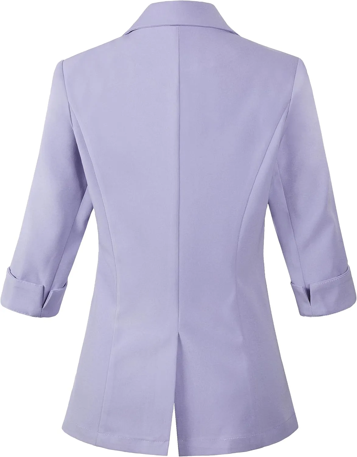Beninos Womens 3/4 Sleeve Blazers Business Casual Solid Lightweight Suit Jacket Office Blazer