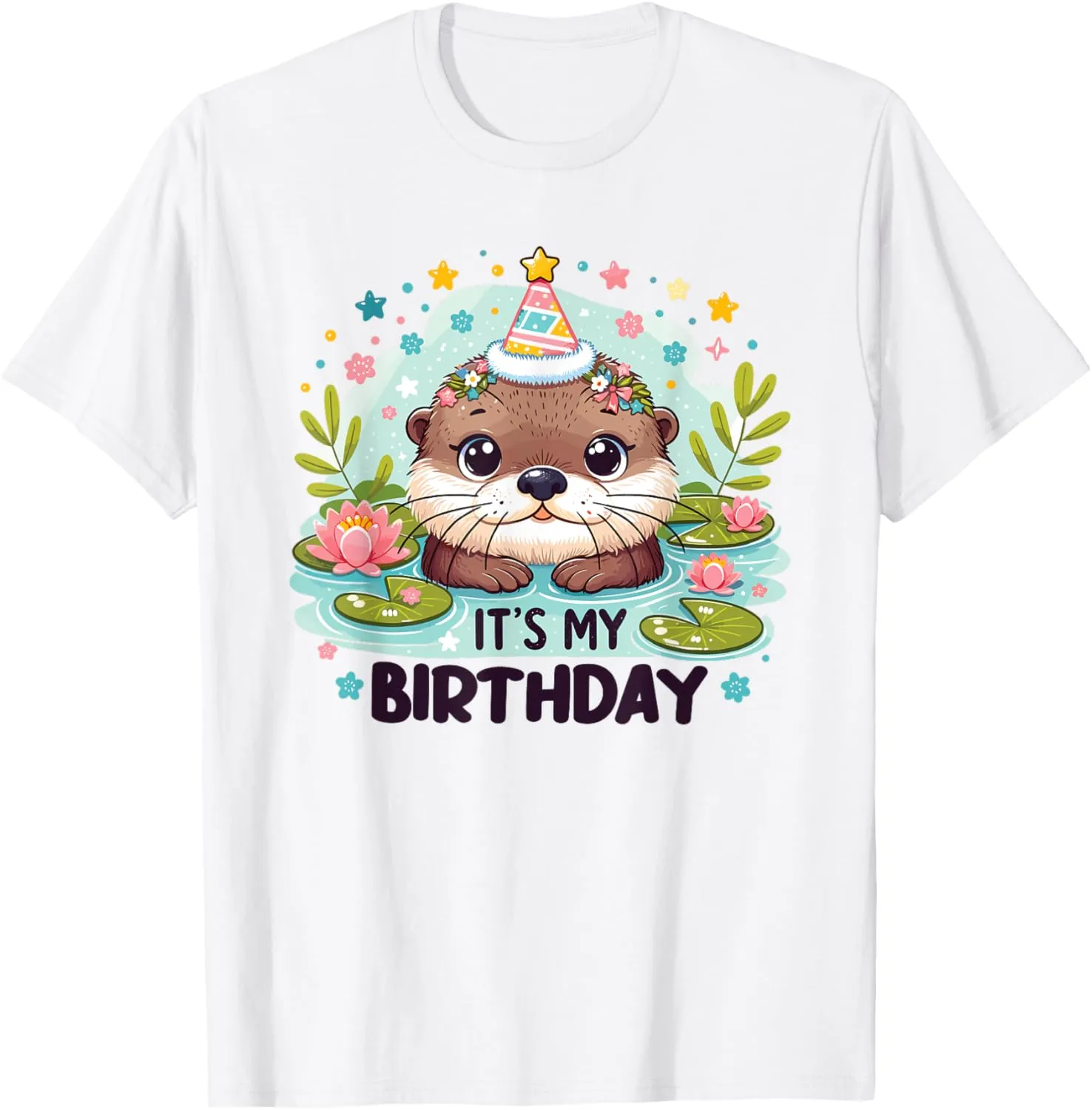 Birthday Otter For Kids It's My Birthday T-Shirt
