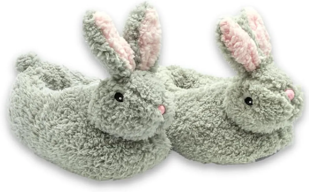 Bright Line Eating Bunny Slippers Women's House Shoes