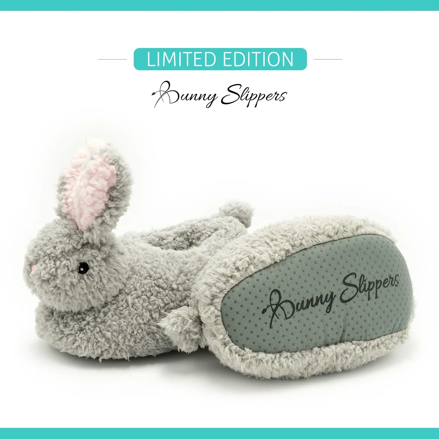 Bright Line Eating Bunny Slippers Women's House Shoes