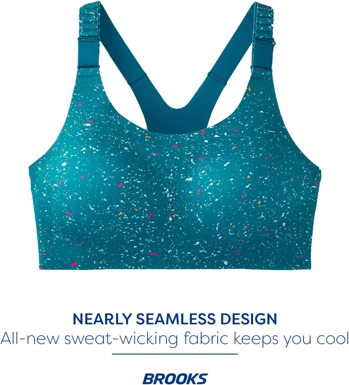 Brooks Women's Racerback 2.0 Sports Bra for High Impact Running, Workouts & Sports with Maximum Support