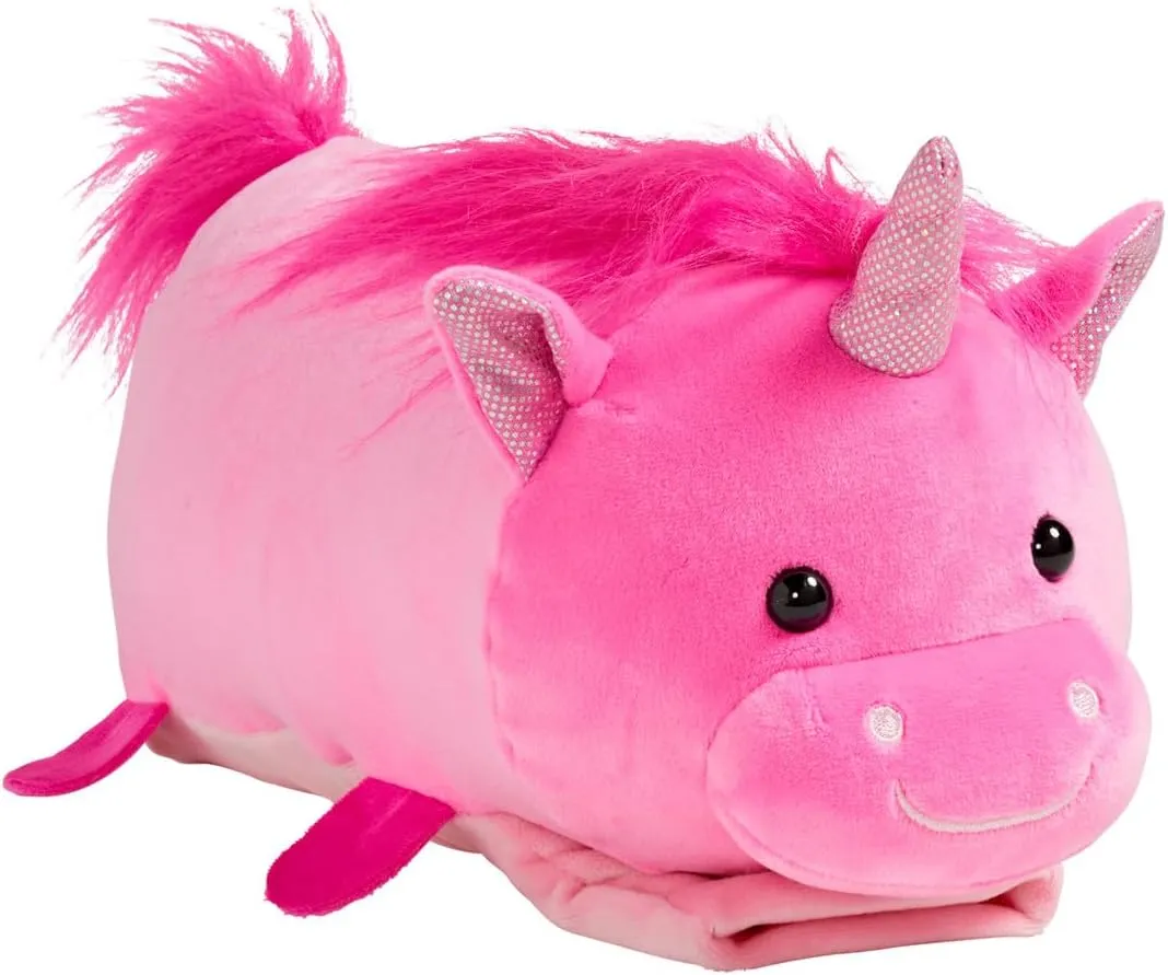 Buddy on The Go - from The Makers of Pillow Pets - Ulyssa Unicorn - Stuffed Animal Plush