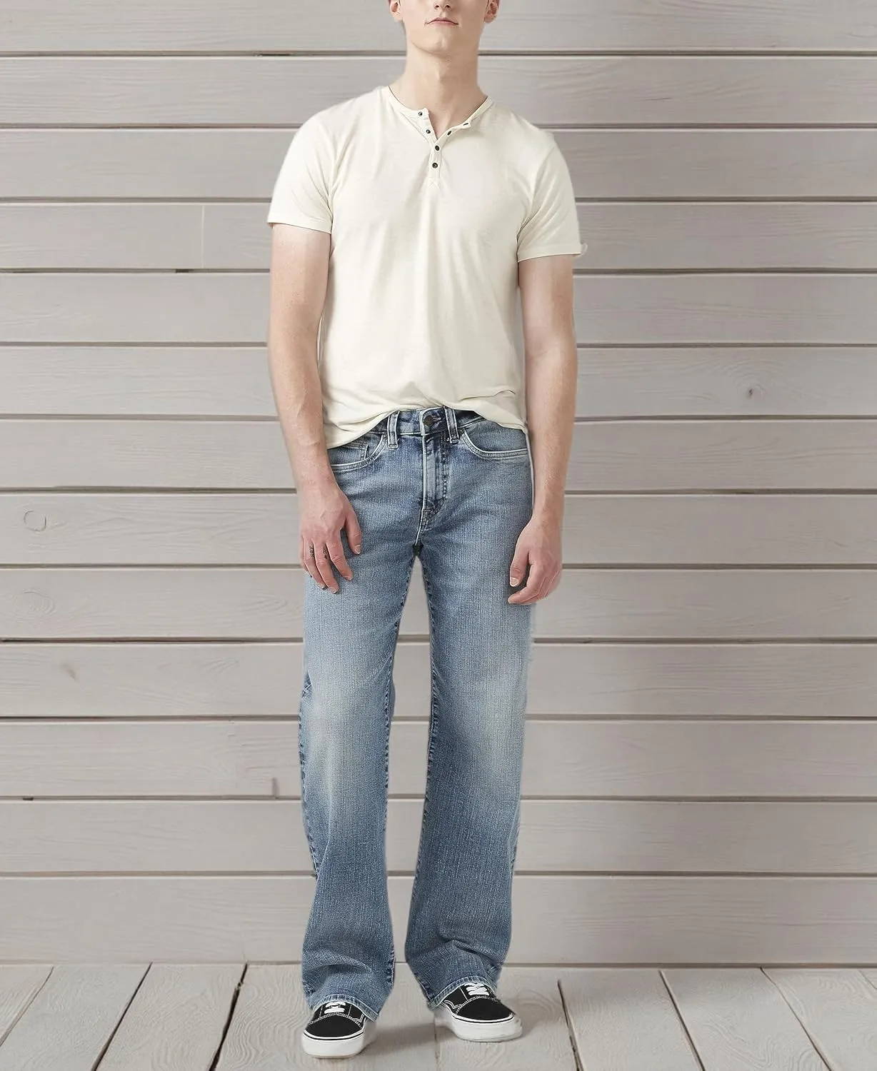 Buffalo David Bitton Men's Loose Fit Matt