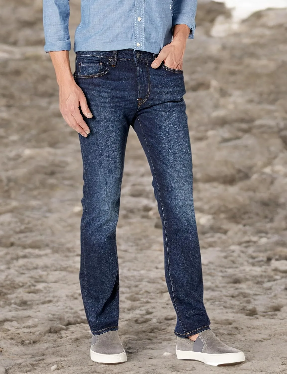 Buffalo David Bitton Men's Straight Six Jeans
