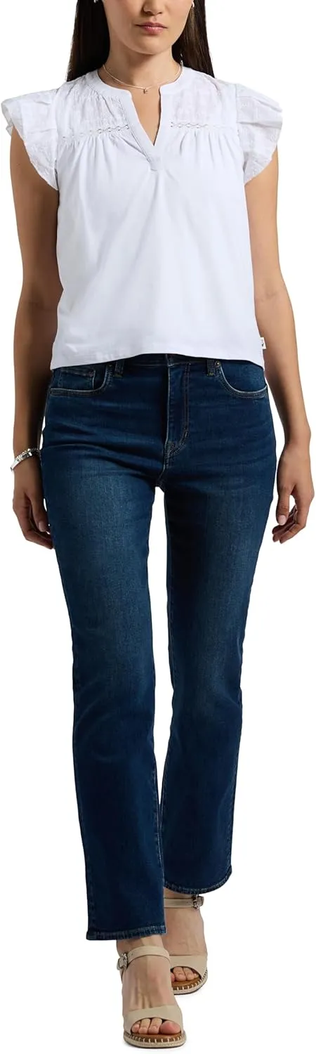 Buffalo David Bitton Women's Hi Rise Straight Jean