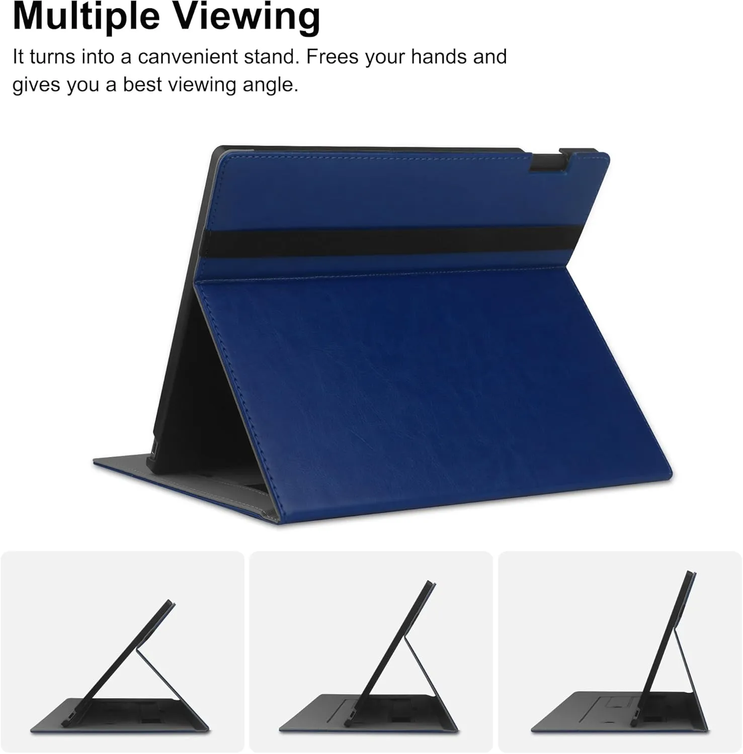 Case for 11.8 inch Remarkable Paper Pro (2024 Released) - with Stable Folding Stand Design and Pen Pocket,Remarkable Paper Tablet with 11.8” Color Display Cover,Auto Sleep/Wake-Blue