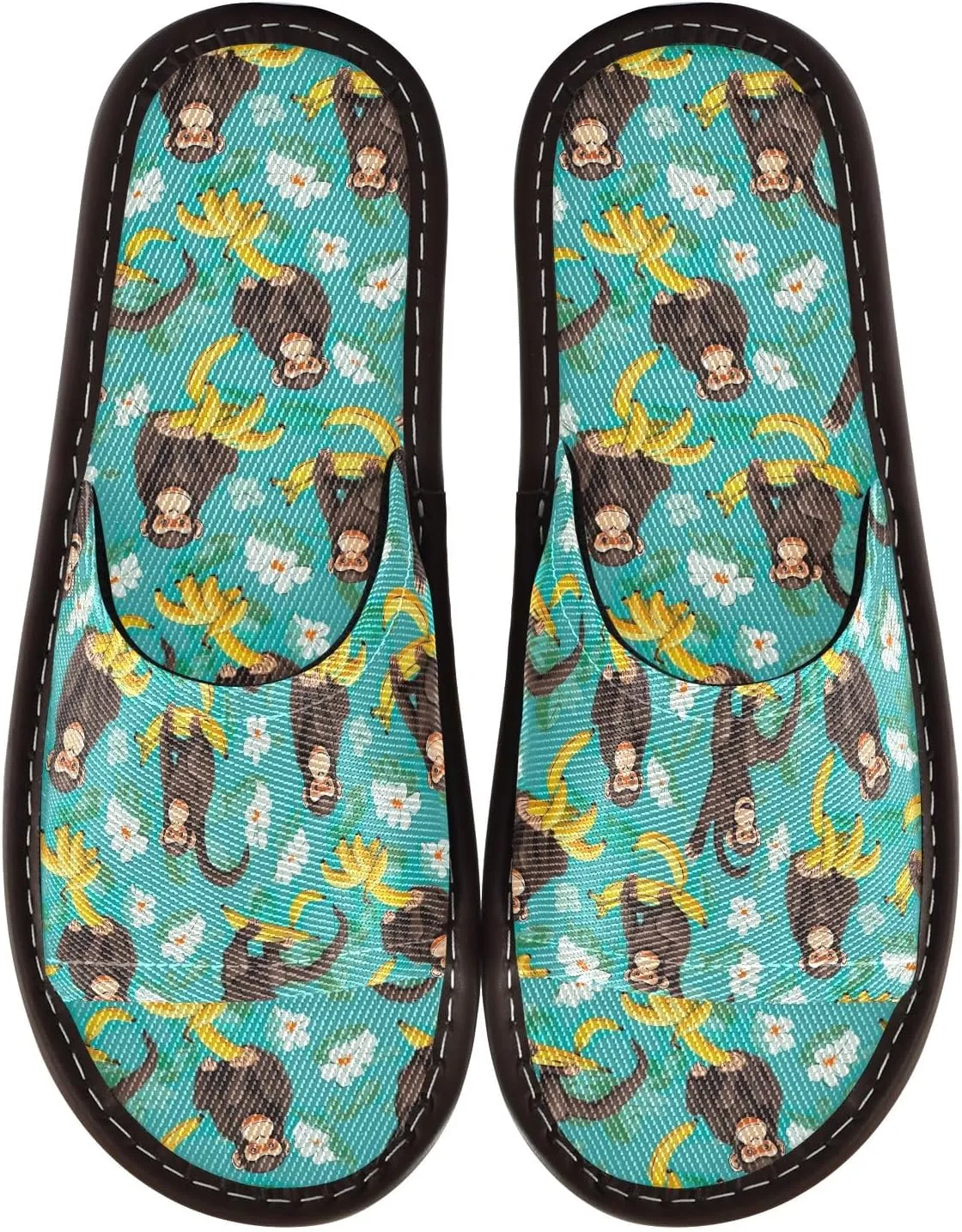 CHIFIGNO Men's Soft Anti-skid Summer Slippers for Outdoor and Summer Size 4-5