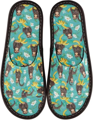 CHIFIGNO Men's Soft Anti-skid Summer Slippers for Outdoor and Summer Size 4-5