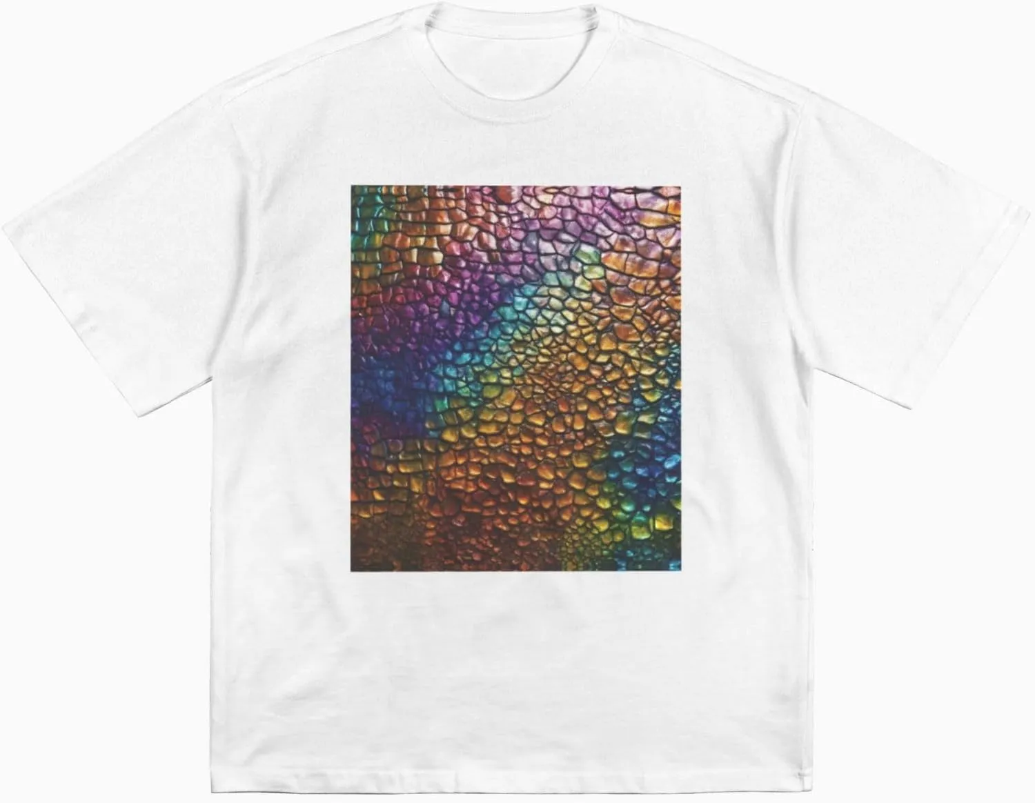 Classic Snake Skin Printing Short Sleeve Cotton Lightweight Pullover Summer Casual Sweatshirts