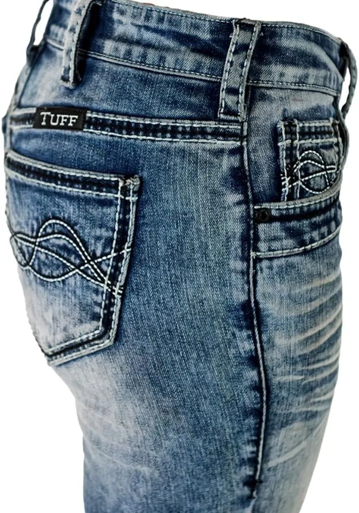 Cowgirl Tuff Western Jeans Womens DFMI Bleached Med Wash JBLEAC