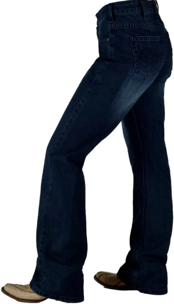 Cowgirl Tuff Western Jeans Womens Empower High Rise Dark Wash JEMPOW