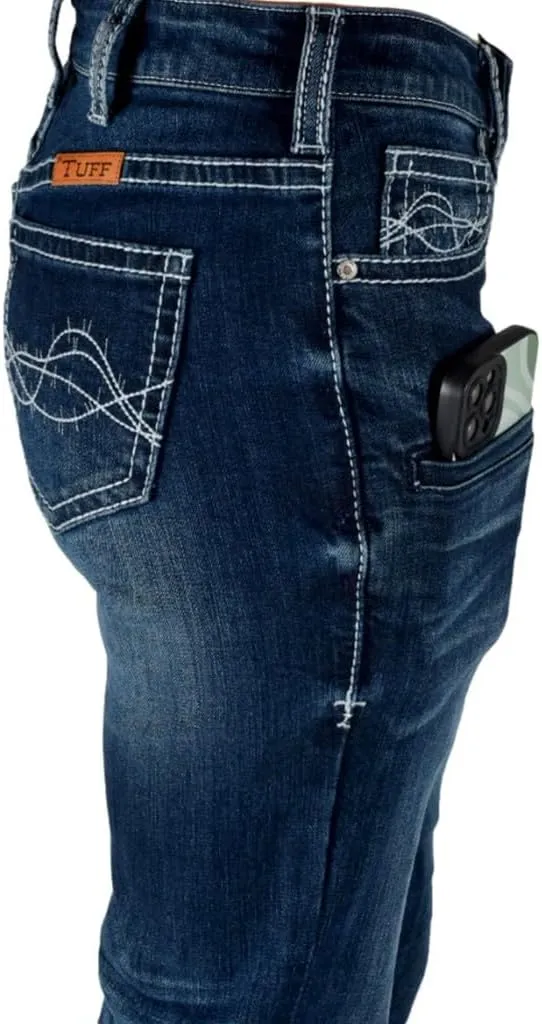 Cowgirl Tuff Western Jeans Womens Summit White Dark Wash JSUMWT
