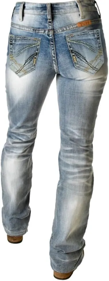 Cowgirl Tuff Western Jeans Womens Zero-2-60 Light Wash JOTOSX