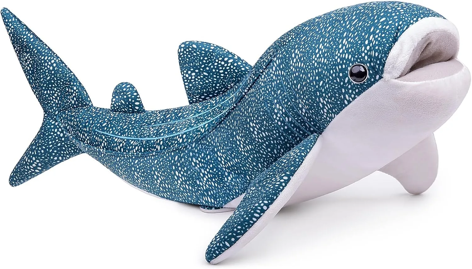 Cute Blue Whale Shark Plush Toy, Soft Plush Animal Toy Collection, Ocean Animal Holiday Decor for Boys and Girls 20.5in