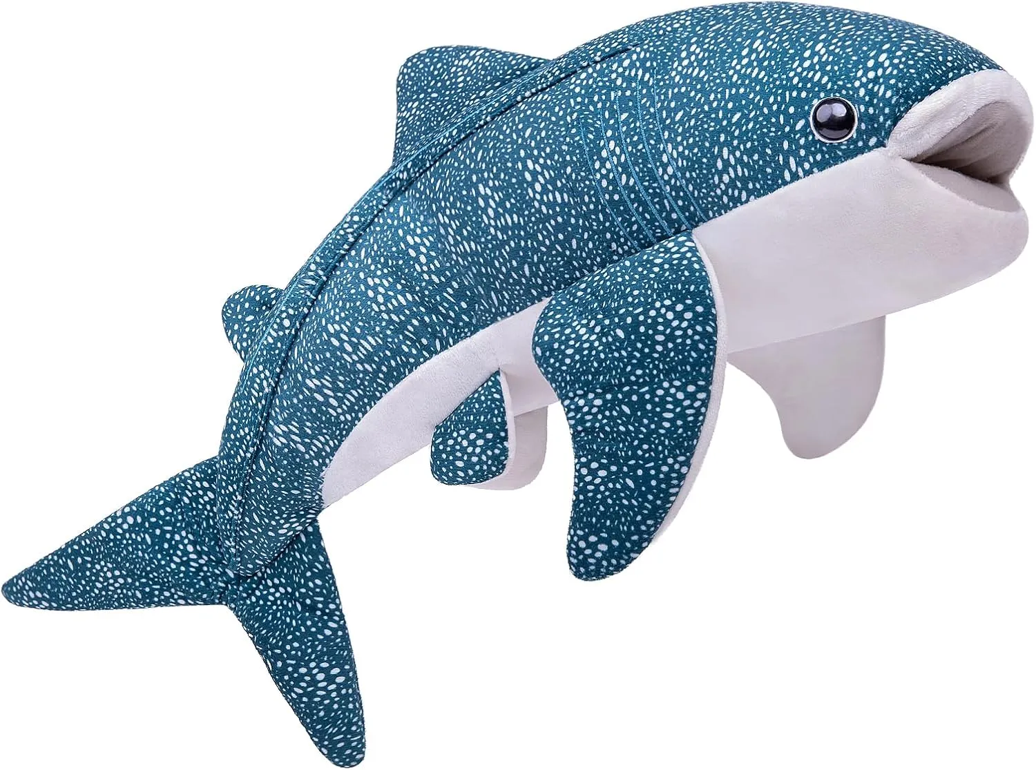 Cute Blue Whale Shark Plush Toy, Soft Plush Animal Toy Collection, Ocean Animal Holiday Decor for Boys and Girls 20.5in