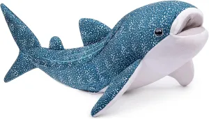Cute Blue Whale Shark Plush Toy, Soft Plush Animal Toy Collection, Ocean Animal Holiday Decor for Boys and Girls 20.5in
