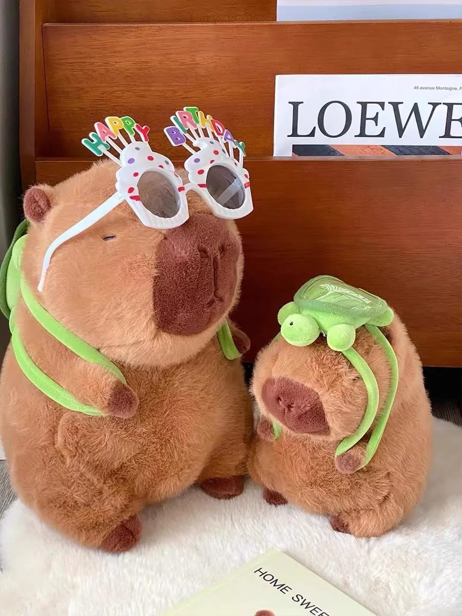 Cute Capybara Plush Toy,Kawaii Capybara Stuffed Animals Stuffed Toy,Soft Plush Doll Pillow for Kids Boys Girls (45cm/17.7 Inches)