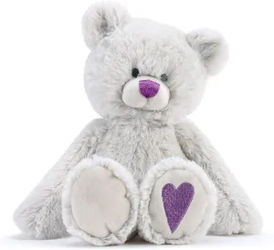 DEMDACO Lucky Purple Alexandrite Color June Birthstone 8.5 inch Children's Plush Stuffed Animal Toy
