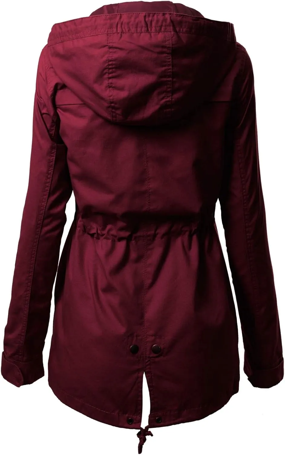 Design by Olivia Women's Military Anorak Safari Hoodie Jacket