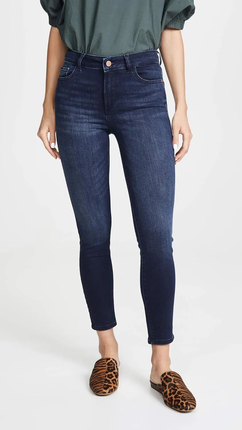 DL1961 Women's Florence Skinny Mid Rise Instasculpt Crop