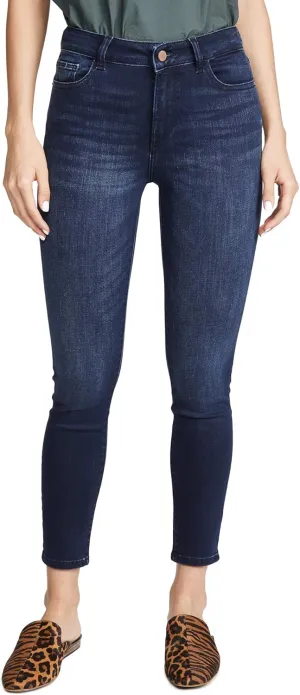 DL1961 Women's Florence Skinny Mid Rise Instasculpt Crop