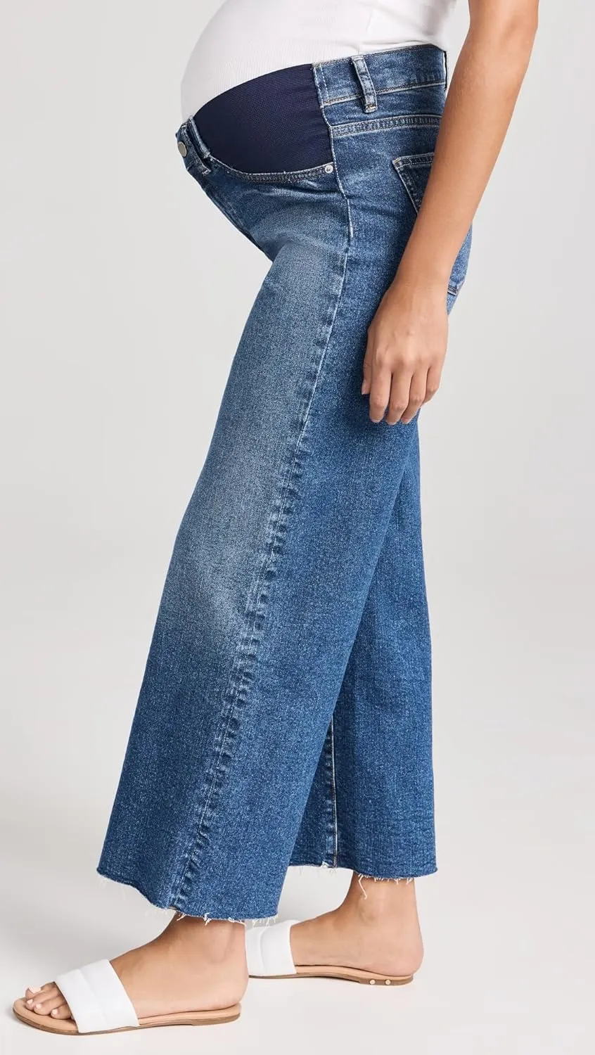 DL1961 Women's Hepburn Maternity Wide Leg Jeans