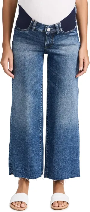DL1961 Women's Hepburn Maternity Wide Leg Jeans
