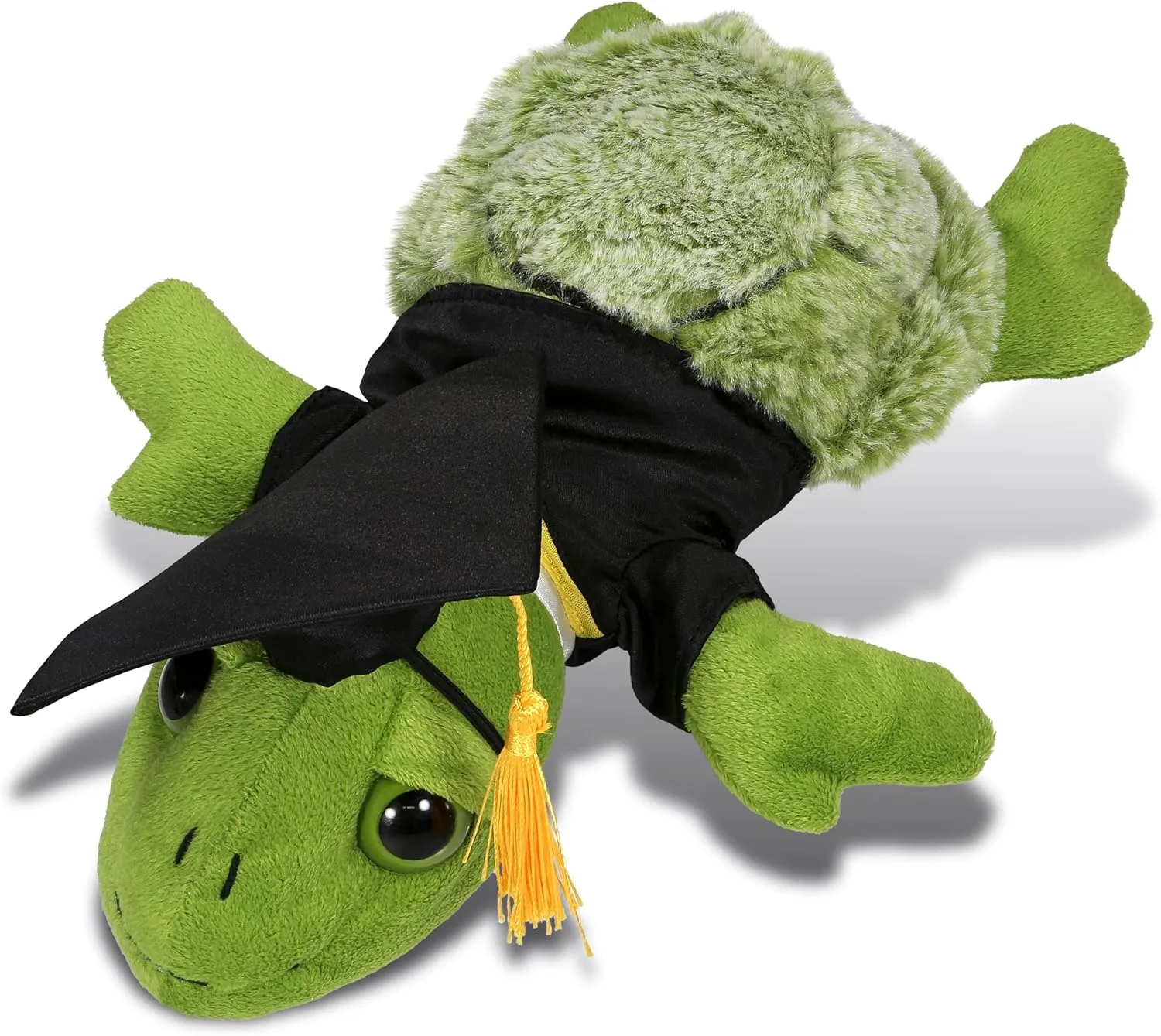 DolliBu Small Sea Turtle Graduation Plush Toy - Super Soft Graduation Stuffed Animal Dress Up with Gown and Cap with Tassel Outfit with Personalization - 11 Inch