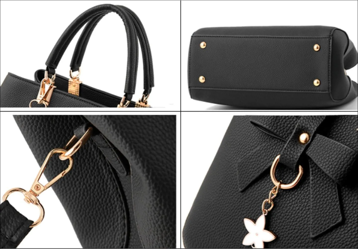 Dreubea Womens Handbag Tote Shoulder Purse Leather Crossbody Bag